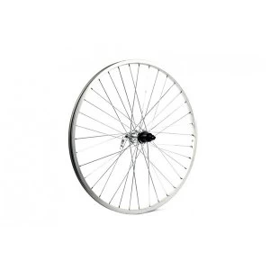 Image of Wilkinson Wheel Alloy 26 x 1.75 MTB Silver Single Wall Q/R 7 Speed Rear