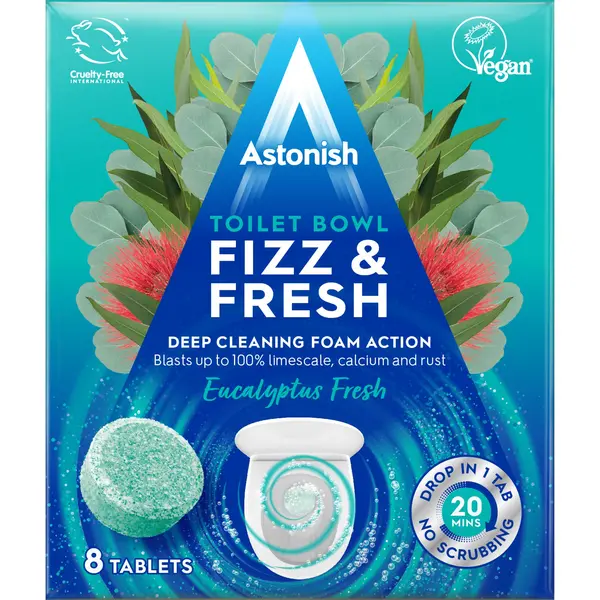 Image of Astonish Eucalyptus Toilet Tabs Blue