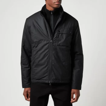 Image of Barbour International Mens Kirby Wax Jacket - Black - M