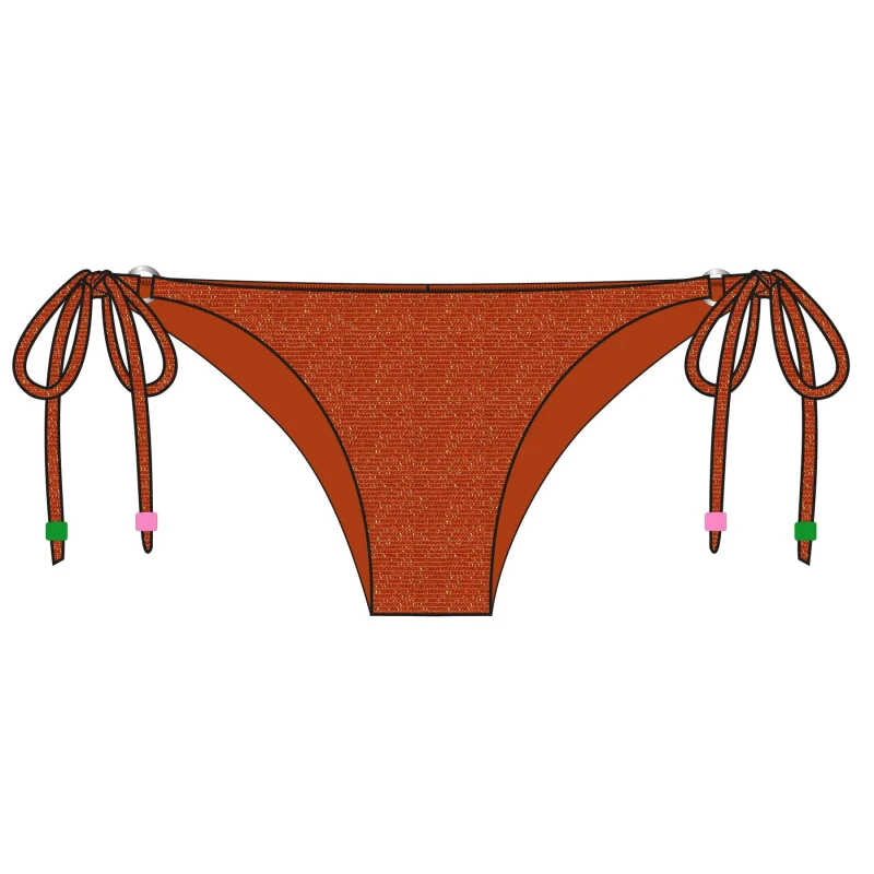Image of banana moon Womens swimsuit bottoms Banana Moon Lina Seaglitter Orange Female XL