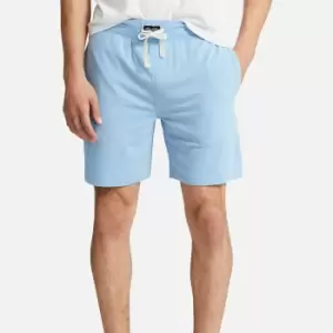 Image of Polo Ralph Lauren Mens Slim Fit Sleep Shorts - Powder Blue - XL