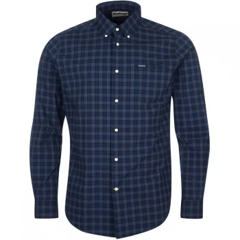 Image of Barbour Lomond Tailored Shirt - Midnight TN11