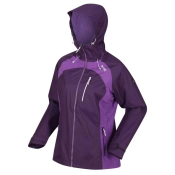 Image of Regatta Womens Highton Stretch II Waterproof & Breathable - DkAuber/Purp