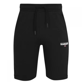 Image of Napapijri Ice Fleece Shorts - Black 041