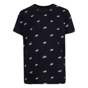 Image of Nike Futura Monogram T-Shirt Infants - Black