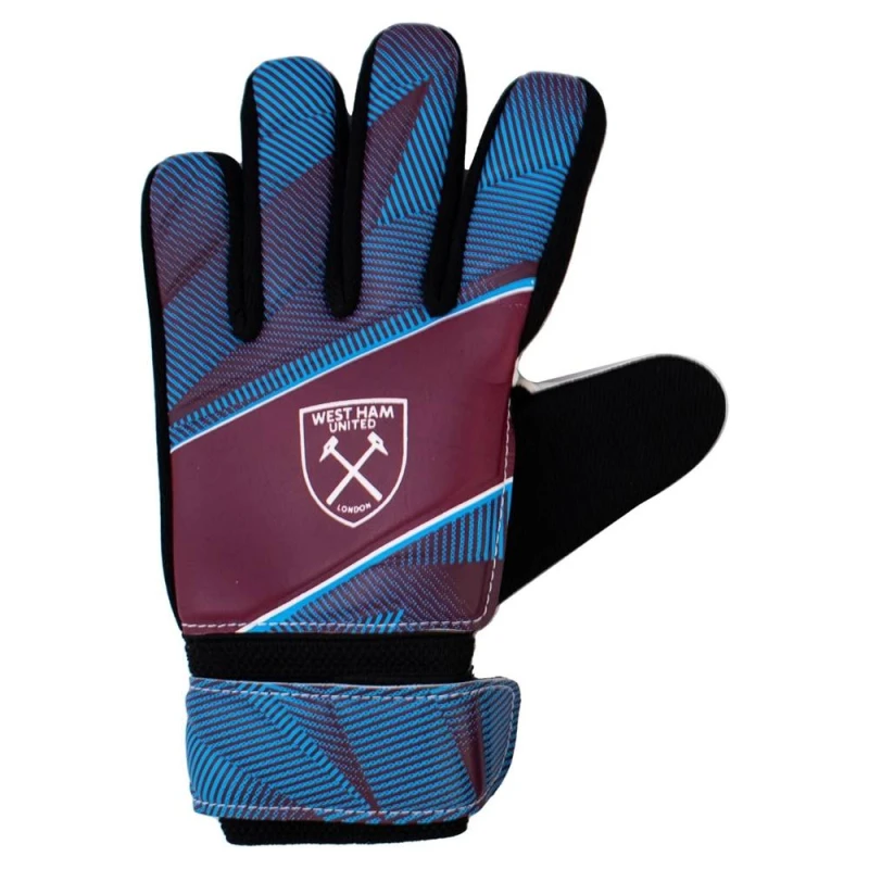 Image of West Ham United FC Goalkeeper Gloves in Red Red Unisex One Size
