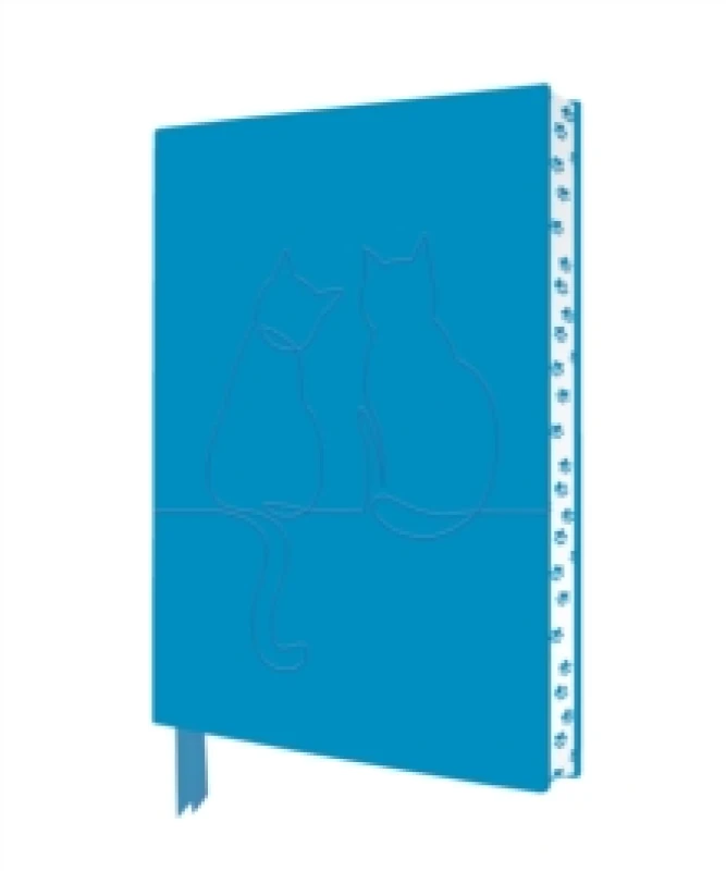 Image of Two Happy Cats Artisan Art Notebook (Flame Tree Journals) Notebook / blank book