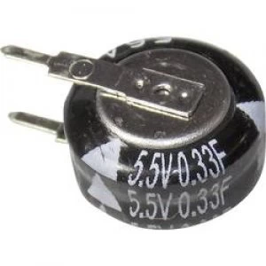 Image of Panasonic EECS0HD334V 0.33F 5.5V 10.5mm x 5.5mm Goldcap Capacitor