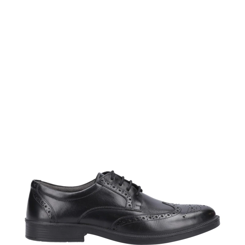 Image of Hush Puppies Hush Puppies Men 'Nolan' Formal Lace Up Shoes in Black Size: 11 Black 11 Male 5063294017104