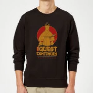 Image of Samurai Jack My Quest Continues Sweatshirt - Black - S