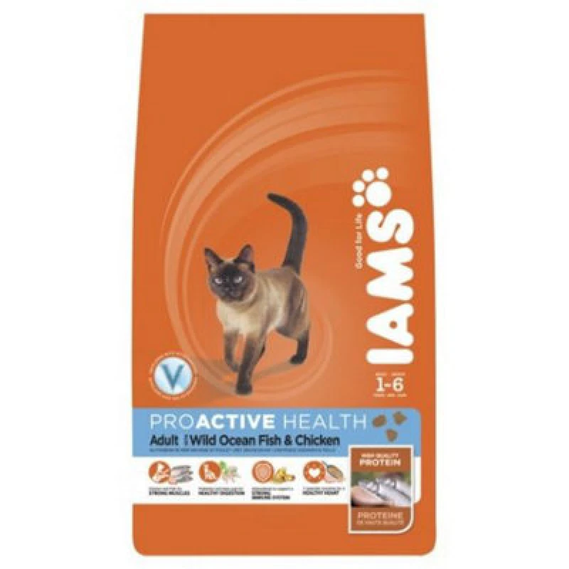 Image of Iams Vitality Adult Cat With Ocean Fish 2Kg