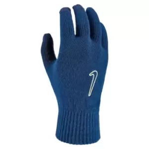 Image of Nike Knit Swoosh Gloves - Blue