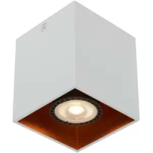 Image of Lucide Lighting - Lucide bido - Surface Mounted Ceiling Spotlight - 1xGU10 - White
