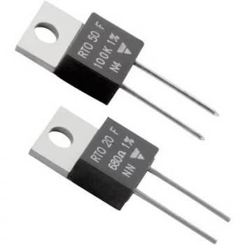 Image of High power resistor 3.3 Axial lead TO 220 50 W 1 Vishay RTO 50 F