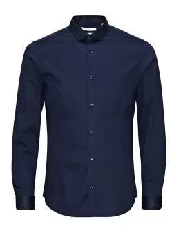 Image of JACK & JONES Super Slim Shirt Men Blue