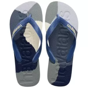 Image of Havaianas Unisex Top Logomania Colors II Flip Flop Indigo Blue 41/42 (UK 8)