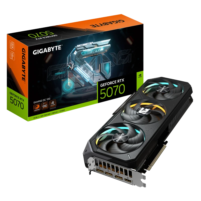Image of Gigabyte GeForce RTX 5070 GAMING OC 12G GDDR7 Graphics Card - GV-N5070GAMING OC-12GD