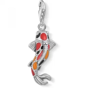 Image of Ladies Thomas Sabo Sterling Silver Charm Club Koi Carp Charm
