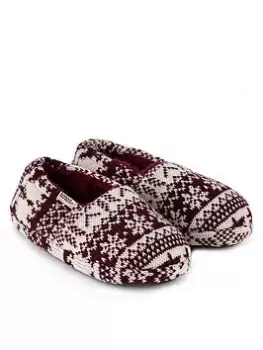 Image of Totes Kids Family Collection Fair Isle Mule Slipper - Multi