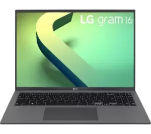 Image of LG gram 16Z90Q 16" Laptop - Intel Core i5, 512GB SSD, Grey, Silver/Grey
