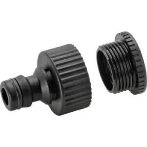 Image of Kaercher 2.645-006.0 Plastic Tap connector Hose connector, 24.2mm (3/4) IT, 18.7mm (1/2) IT Set