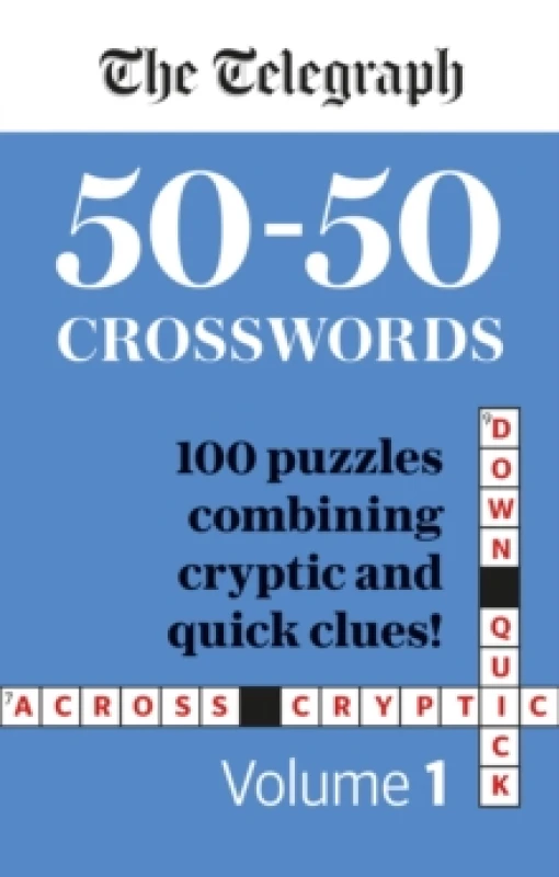 Image of The Telegraph 50-50 Crosswords Volume 1 Paperback / softback
