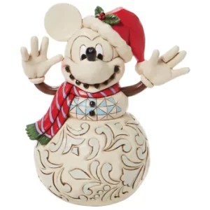 Image of Disney Traditions Mickey Mouse Snowman