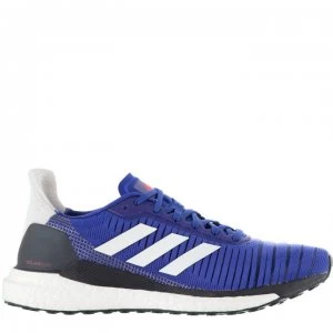 Image of adidas Solar Glide Mens Boost Running Shoes - Royal/Grey/Red