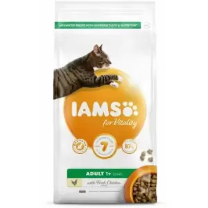 Image of Iams Adult Vitality Chicken Cat Food 10kg