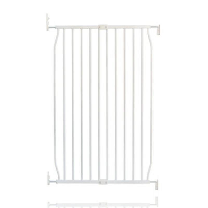 Image of Bettacare Extra Tall Eco Screw Fit Pet Gate, White, 70Cm - 80Cm, Extra Tall Gate 100Cm In Height,screw Fitted Dog Gate
