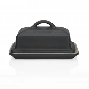 Image of Le Creuset Stoneware Butter Dish - Satin Black