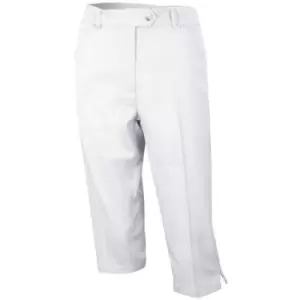 Image of Island Green Golf Capri Pants Ladies - White