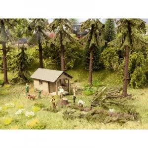 Image of NOCH 0012046 H0 Forest Work Laser-cut, Painted