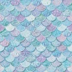 Image of Arthouse Mermazing Scales Ice Blue Wallpaper