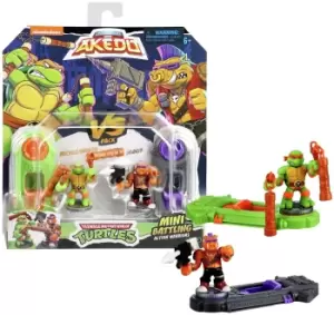 Image of TMNT Akedo Michaelangelo Vs Bepop Figure