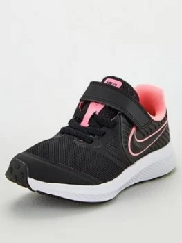 Image of Nike Childrens Star Runner 2 Trainers - Black/Pink