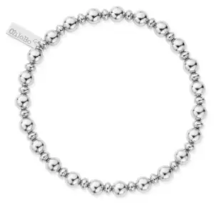 Image of ChloBo SBSLMRM Mens Slim Round Sterling Silver Layering Jewellery