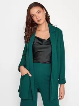 Image of Long Tall Sally Scuba Jacket - Dark Green, Size 14, Women