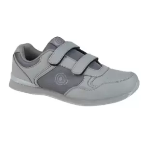 Image of Dek Mens Drive Touch Fastening Trainer-Style Bowling Shoes (4 UK) (Grey)