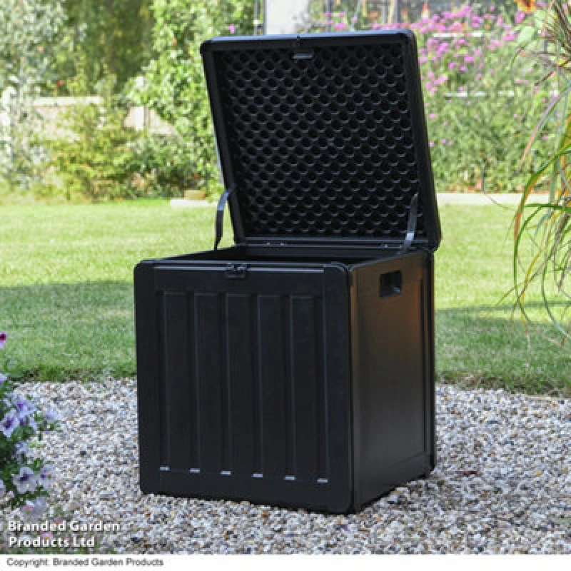 Image of Garden Gear Storage Box 75 Litre Capacity Cushion Deck Box Waterproof