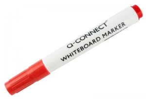 Image of Q Connect Drywipe Marker Red - 10 Pack