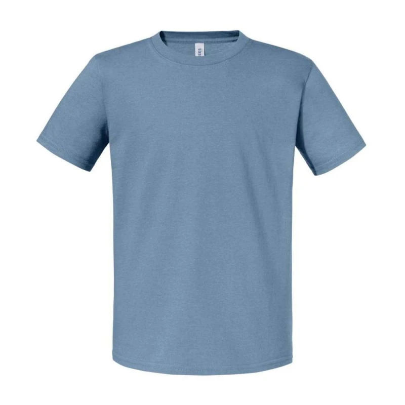 Image of JERZEES Premium T-Shirt in Blue Size: 12-13 Years Blue Unisex 12-13 Years