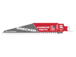 Image of Milwaukee 48005241 150mm x 6Tpi Wrecker Reciprocating Saw Blade
