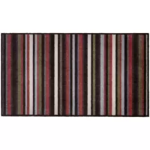 Image of Washamat Recylon Design Berry Stripe Mat 120X67Cm