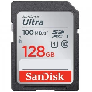 Image of SanDisk Ultra SDHC 128GB 100MB/s Class 10 UHS-I
