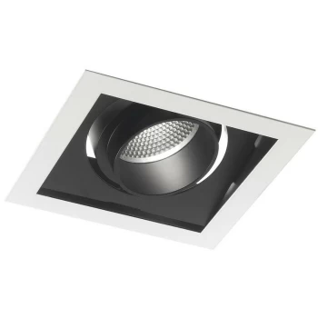 Image of Fan Europe Lighting - Fan Europe APOLLO LED Recessed Adjustable Downlight Black 2400lm 3000K 18.8x18.8x12cm