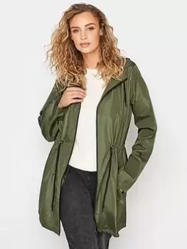 Image of Long Tall Sally Pocket Parka - Khaki, Green, Size 14, Women