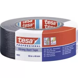 Image of tesa STRONG 04662-00194-01 Cloth tape tesa Professional Black (L x W) 50 m x 48mm