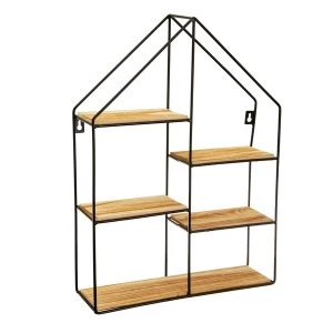Image of Sass & Belle Large Black House Shelf