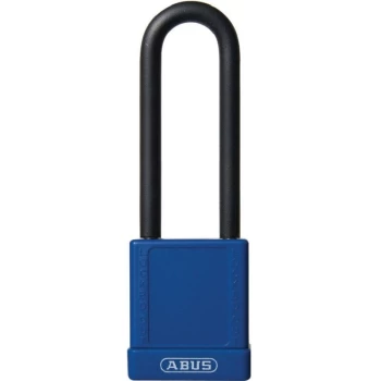 Image of Abus - 74/40HB75 40MM Aluminium Padlock 1-KEY 75MM Long Shackle Blue